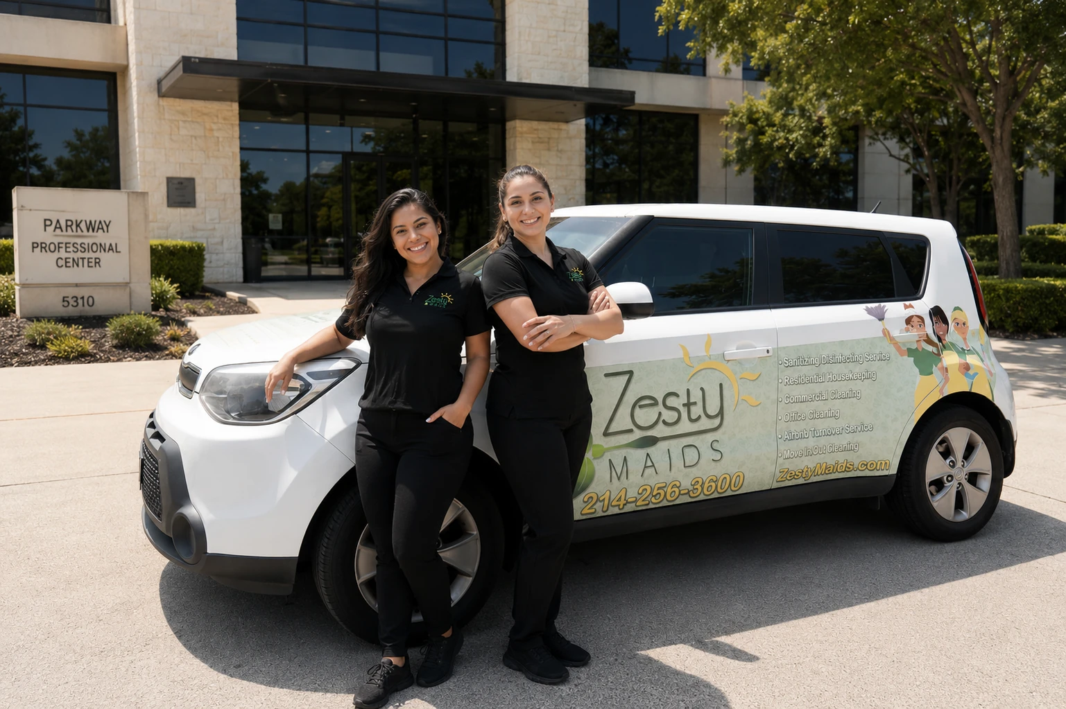 Zesty Maids commercial cleaning service in Haltom City, Texas
